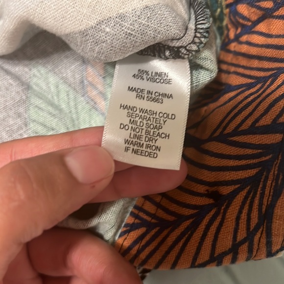 Cynthia Rowley Tropical safari Print Linen Viscose Jacket Multicolor Size Medium - Picture 3 of 10